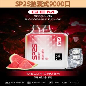 【西瓜冰爽】SP2一次性 拋棄式 SP2S電子煙 可抽9000口