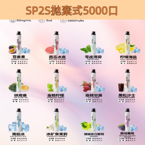 【12種口味】SP2S ONCE PRO 拋棄式5000口 SP2一次性電子煙
